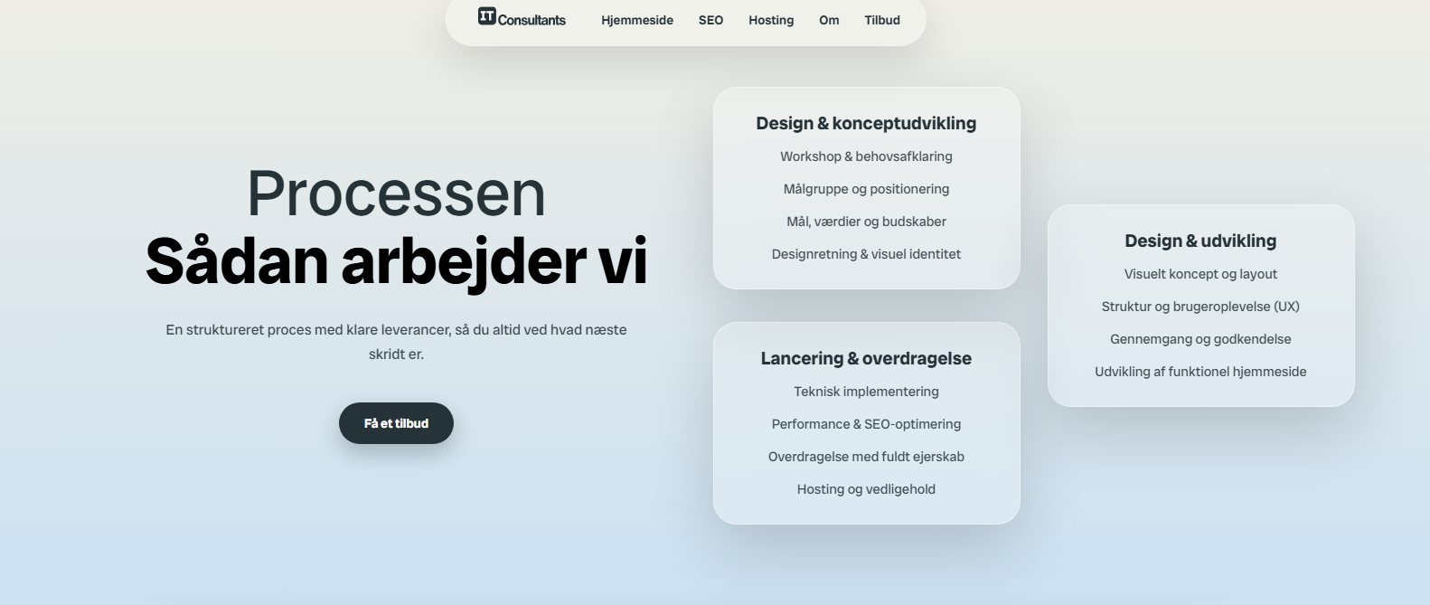 Professionel hjemmeside til virksomheder